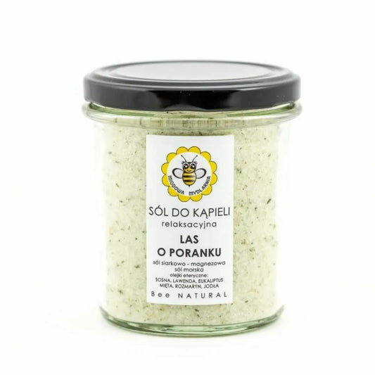 Sól do Kąpieli Relaksująca LAS O PORANKU 350 g - Miodowa Mydlarnia